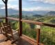 2 chairs on the deck Cades Cove Vista Lodge