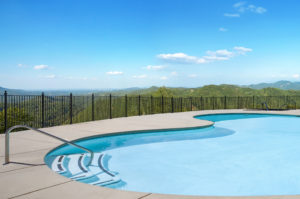 outdoor pool at resort