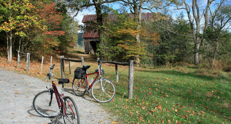 biking in the smoky mountains