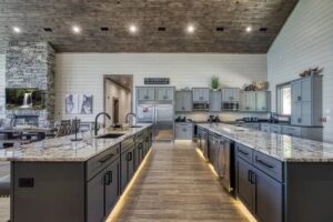 kitchen at wears valley cabin rental